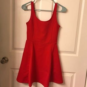 H&M red skater dress
